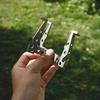 Stainless Steels Alcohols Stove Bracket Outdoor Camping Alcohols Cooker Holder Detachable Crosses Stand for Hiking