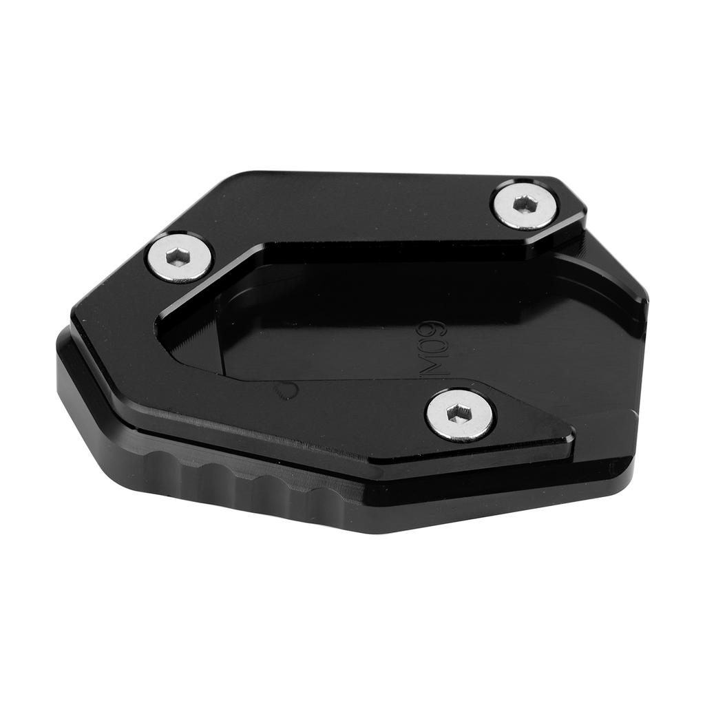 Parking Kickstand Extension Pad AntiSlip Side Stand Support Fit for Yamaha MT 09 FZ 09 FJ 09(Black )