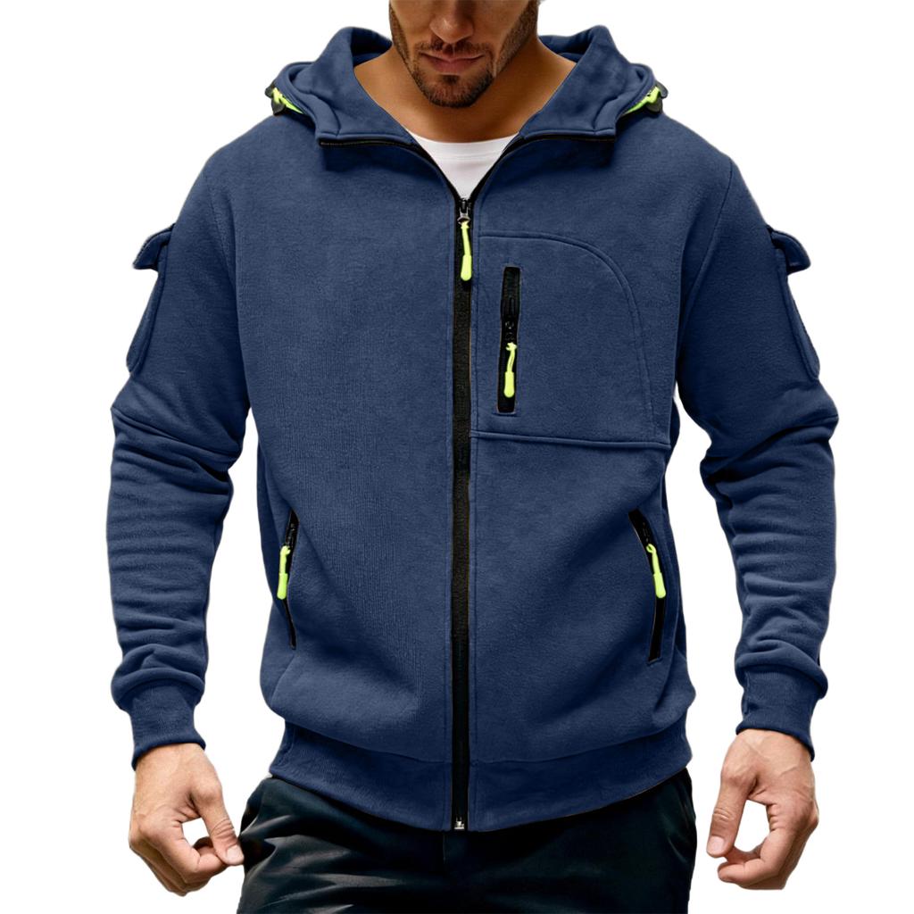 Hoodies For Men Fall Dashing Hooded Sweatshirt Casual Workout Athletic Outfits With Pockets Plus Size