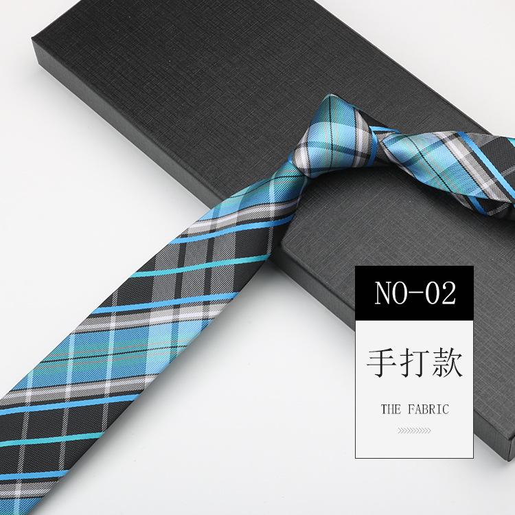 Men'S Tie, Business Hand Narrow 6Cm Trendy Shirt, Suit Pattern Casual