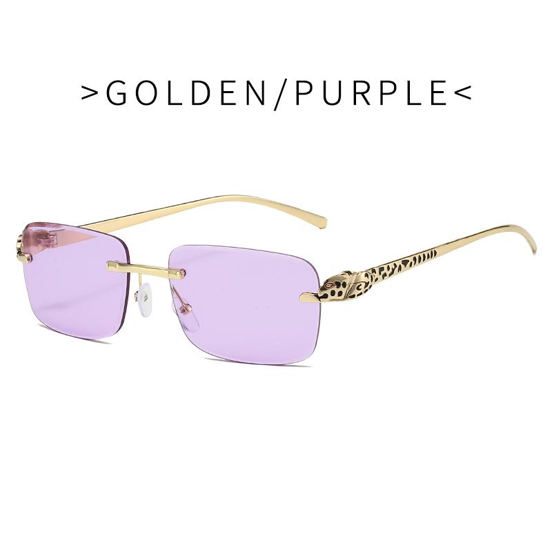 Fashion Leopard Sunglasses Square Trendy Design Women Sun Glasses Oversize Decoration Shades for Travelling Driving