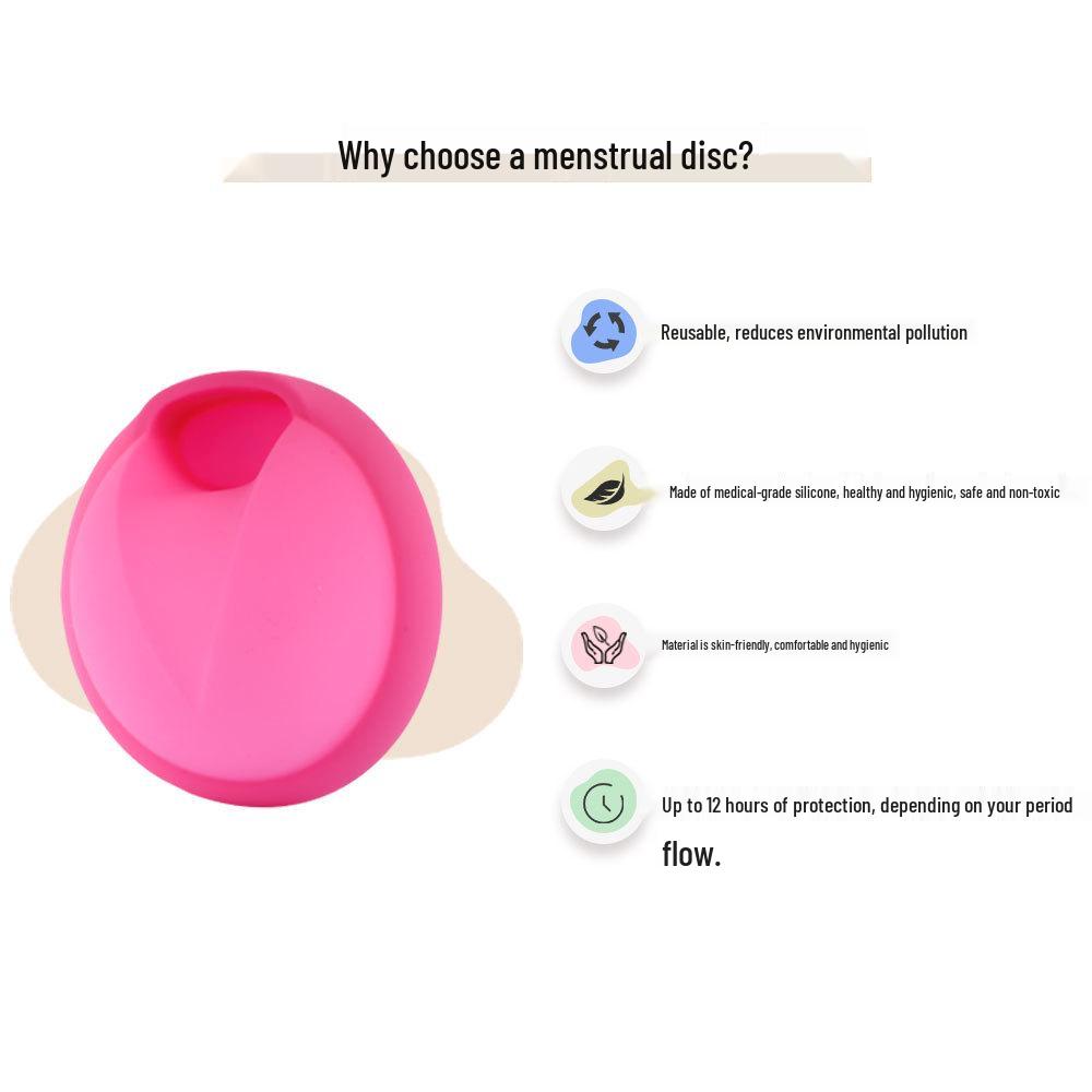 Medical-Grade Silicone Menstrual Disc - Reusable Alternative to Sanitary Napkins
