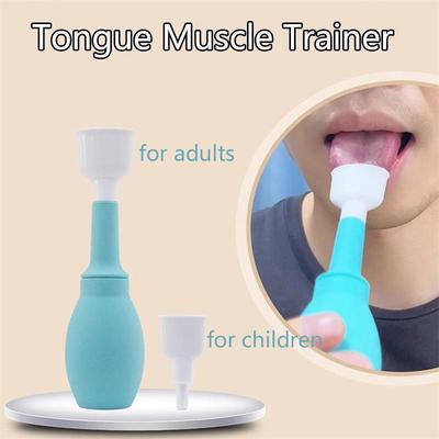 Tongue Sucker Tongue Muscle Trainer Tongue Puller Tongue Pronunciation Trainer Set for Kids and Adults