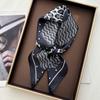 Luxus Quadratisches Tuch Für Damen Mode Damen Leopardendruck Hijab Elegantes Halstuch Bandanas Weiche Flecken Unechte Seide Tücher Schal
