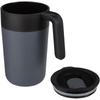 Glass "Nordia" 400 ml recycled double-wall mug Gray