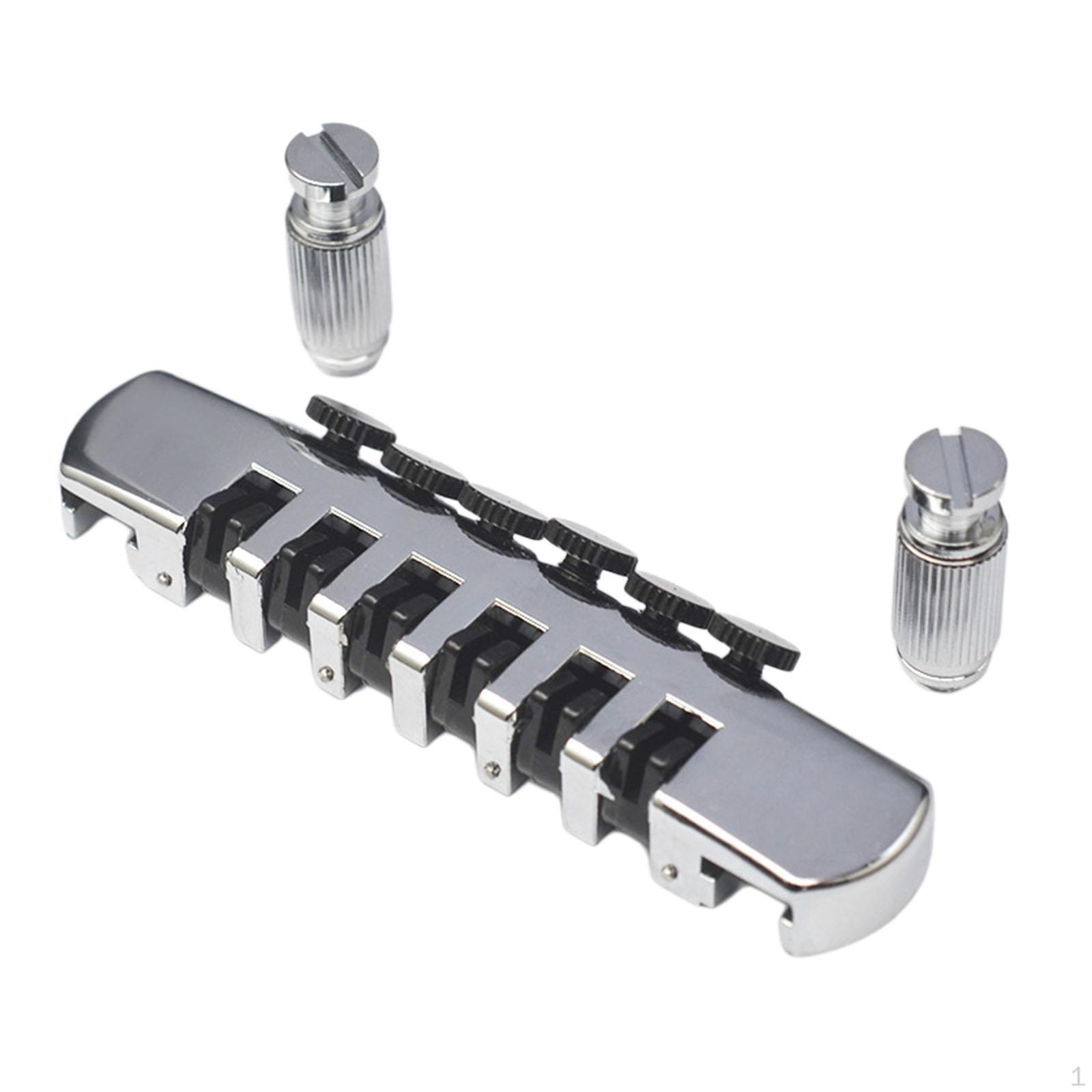 

Electric Guitar Bridge for Optimal Performance Argent