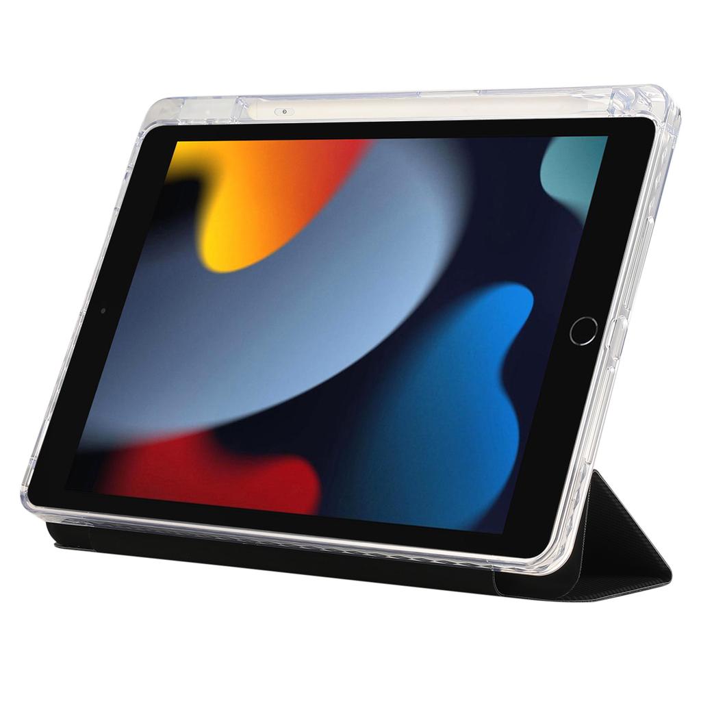 For iPad 10.2 (2021)/(2020)/(2019)/iPad Air 10.5 inch (2019) Case Leather Tri-Fold Stand Tablet Cover