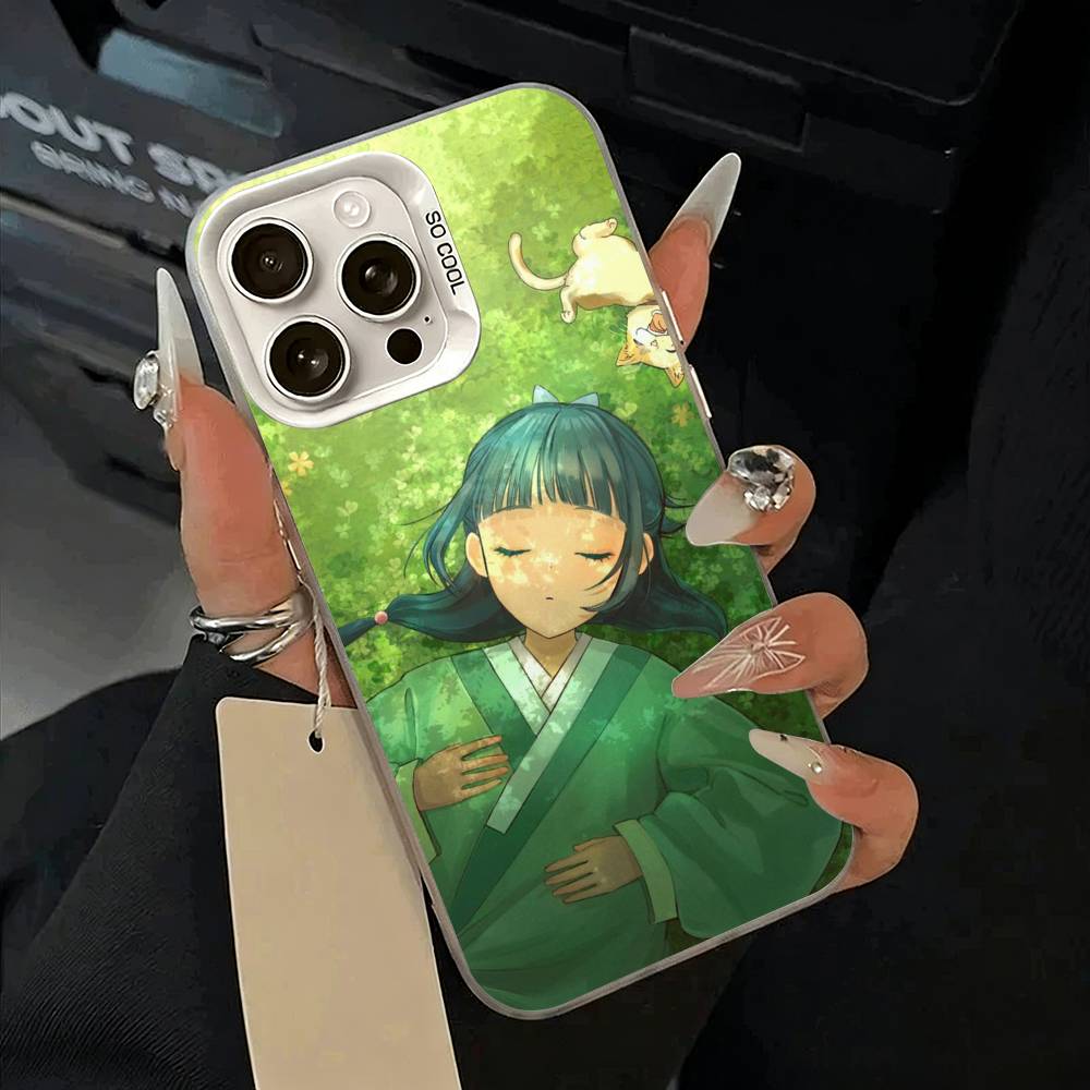 

T-The Apothecary Diaries-Popular anime Phone Case For iPhone 17,16,15,14,13,12,11 Plus,Pro Max,XS,white silver phone case iPhone15plus