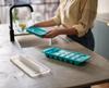 Set of 2 Ice Cube Trays Ice + Lid Flow Joseph Joseph Dishwasher