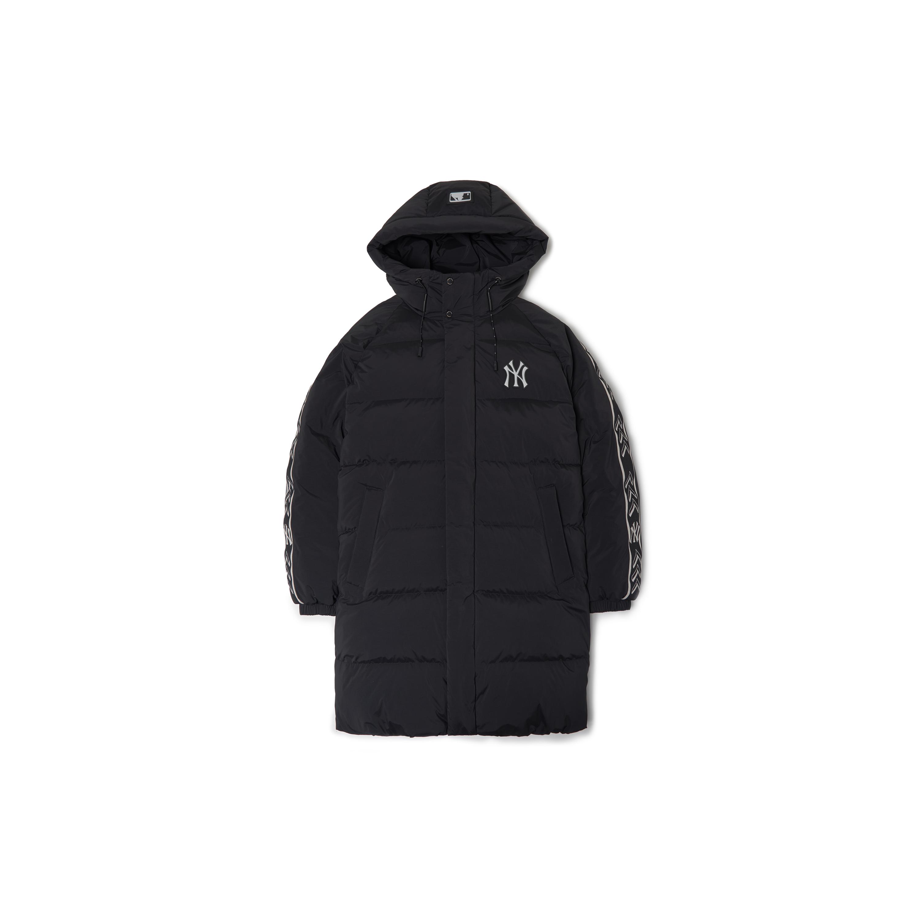 MLB Down Jackets Unisex Black Hooded Thickened Other 3ADJJ0616-50BKS XS
