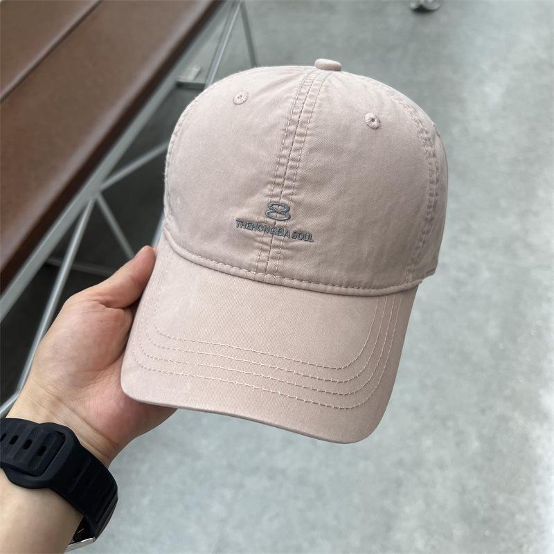 Large head circumference baseball cap Unisex small face deepened large casual embroidery letter cap