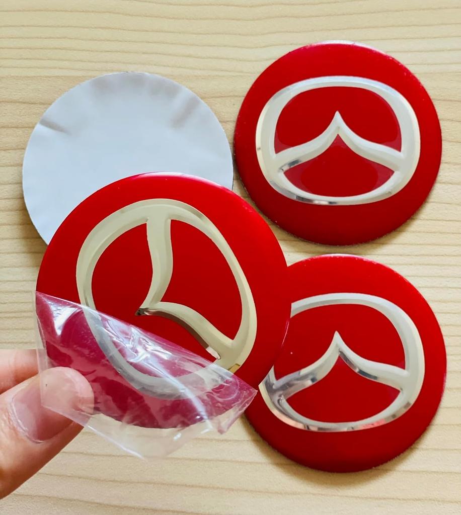 Mazda Automotive Center Wheel Cap Sticker New Wheel Center Cap