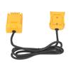 Lithium Battery Adapter Extension Cord Weight Reducer for 60V Interface Electric Tools with Belt Clip