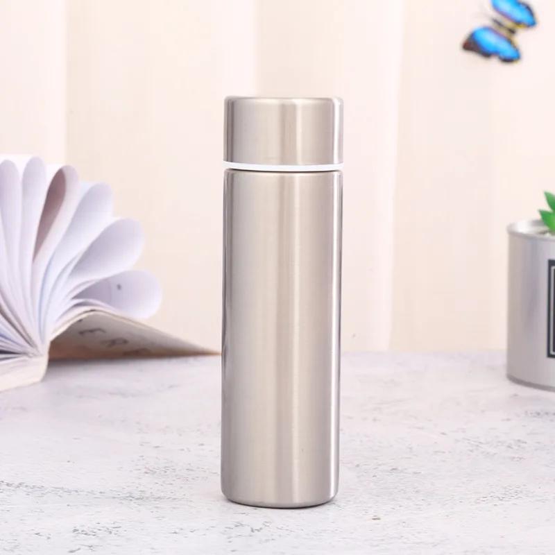 130ML Portable Pocket Thermos Bottle Stainless Steel Mini Thermal Water Bottle Insulated Flask Cup Outdoor Camping Drinkware