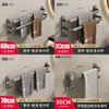 Modern Aluminum Wallmounted Towel Rack With Antimildew Finish For Bathroom And Kitchen Storage