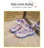 Babudou Kids' Waterproof Leather Sneakers - Autumn/Winter Fleece-lined for Boys and Girls
