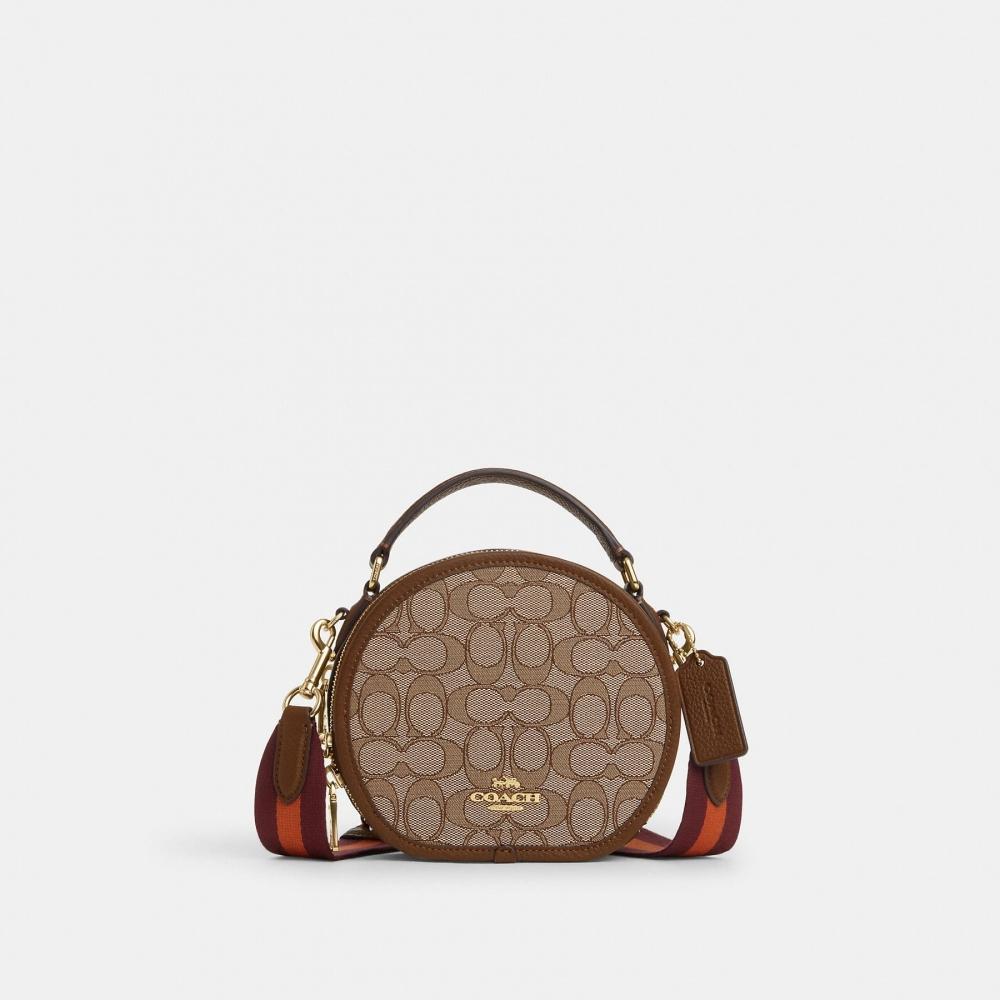 

Через плечо Coach Canteen из фирменного жаккарда