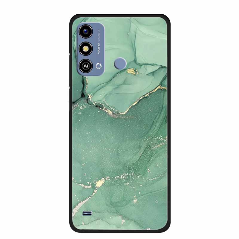 Soft Silicone Cover For ZTE Blade A53 / A53Pro / A53Plus Case Marble TPU Black Protector Case for ZTE Blade A53 Plus Cover Funda
