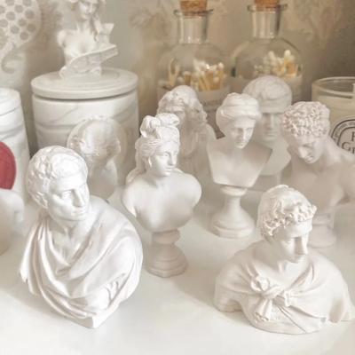 Portrait Plaster Mold Scented Candle Mold DIY Handmade Soap Candle Silicone Mold