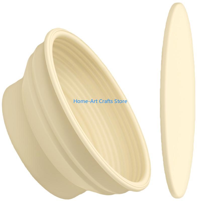 Y3NA Silicone Banneton Bowl Fermentation Sourdough Proofing Basket Baking Supplies