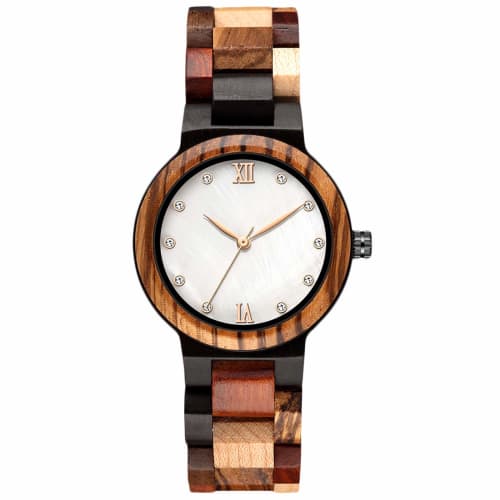 

RORIOS watch Men s Wristwatch with Wooden Dial, Natural Wood, Simple and Popular, 30M Water Resistant, Quartz Movement, Multi-Function, Perfect for Tr