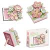 Bouquet of Roses Flower Box Blocks Drawable DIY Jewelry Box New Building Toys  Home Decor