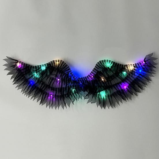 Angel Wings for Adults Kids Angel Feather Wings Costume with Elastic Straps for Halloween Christmas Cosplay Party