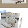 Japanese Style Cotton Rope Pencil Case - Large Capacity for Junior & Senior High School Students