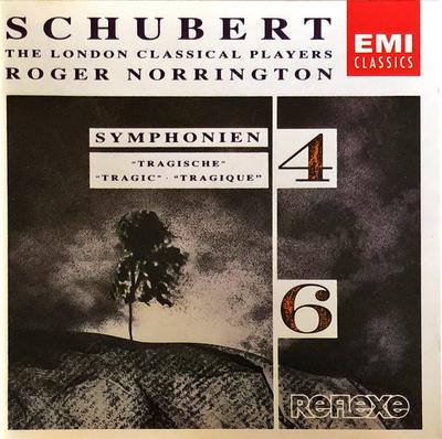 CD FRANZ SCHUBERT, LONDON CLASSICAL PL - Schubert: Symphonies Nos.4 & 6 CDC7542102 EMI Classics 1992 UK Classical Used