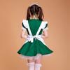 Lingerie  Cosplay Costume Women Headwear Apron Fake Collar Bowknot Dress