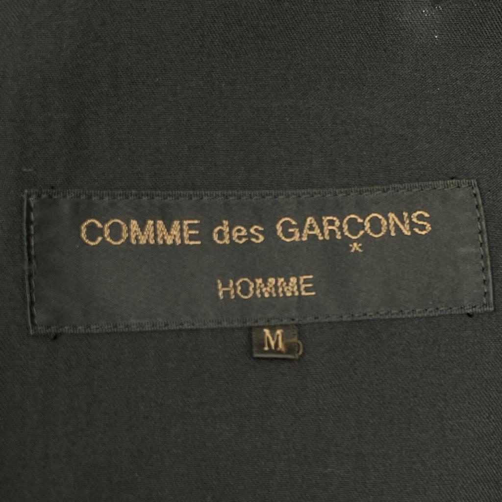 COMMEdesGARCONS HOMME 95AW HJ-040700 Navy Wool Cow Leather Pocket Zip Jacket Jacket M blackUsed