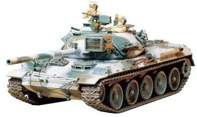 Tamiya Σειρά Στρατιωτικών Μινιατούρων Τύπος 74 Τανκ Επίγειων Δυνάμεων Χειμερινός Εξοπλισμός Πλαστικό Μοντέλο 35168 1/35 Αρ.168 Αυτοάμυνα