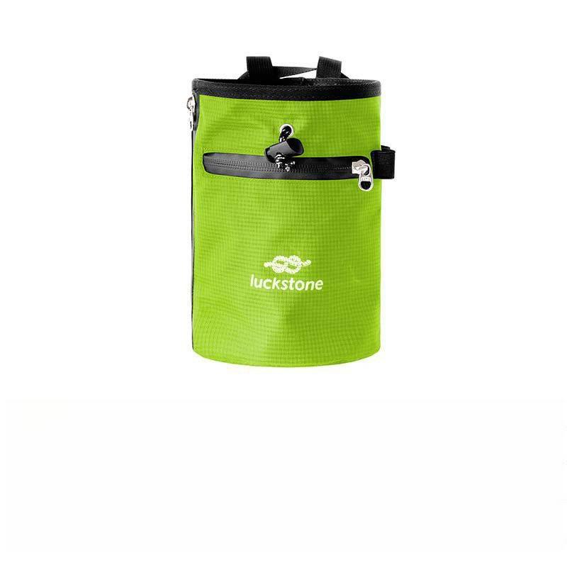 Climbing Chalk Bag Waterproof Bouldering Pouch With Drawstring Closure For Gymnastics Weightlifting And Pet Training Treats