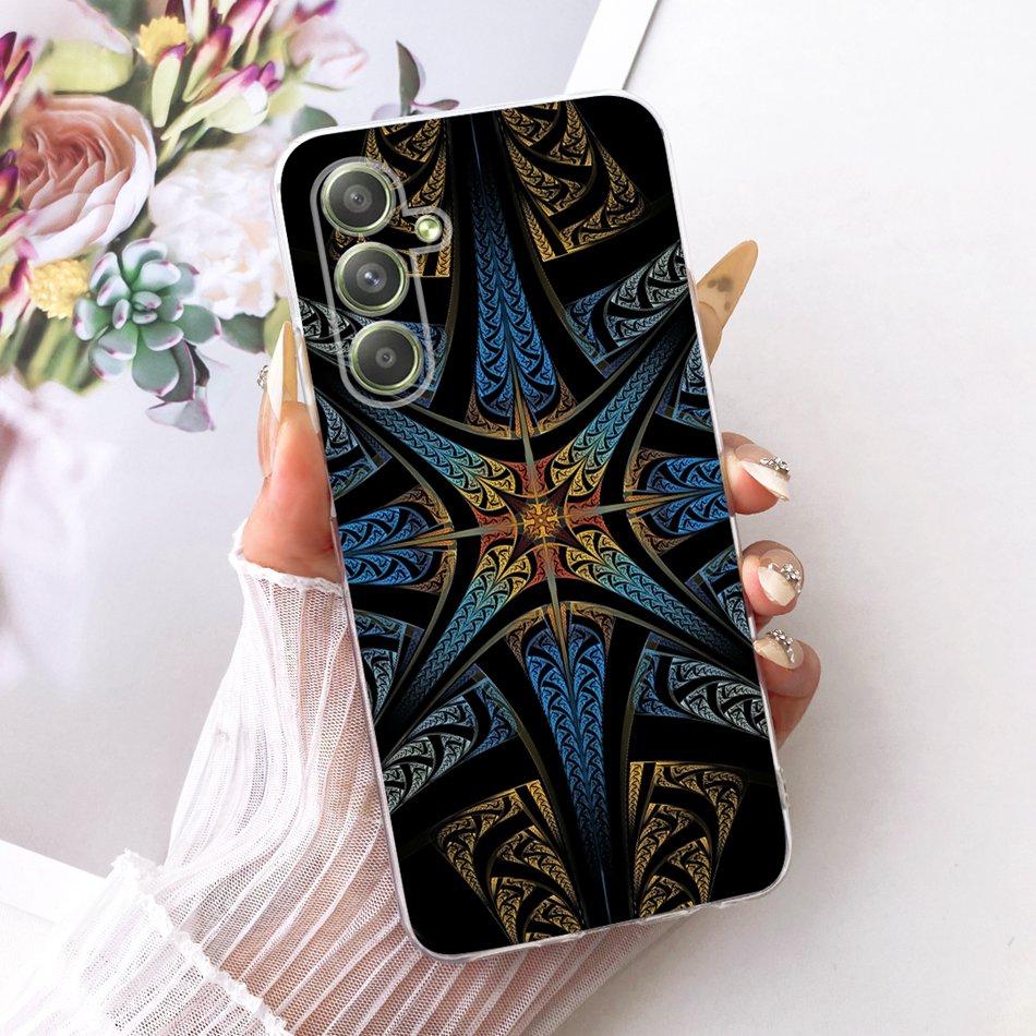 Für Samsung Galaxy A54 Coole Drachen-Tiger-Muster Handyhülle Für Samsung A54 5G SM-A546B Weiche Silikon-TPU-Hüllen