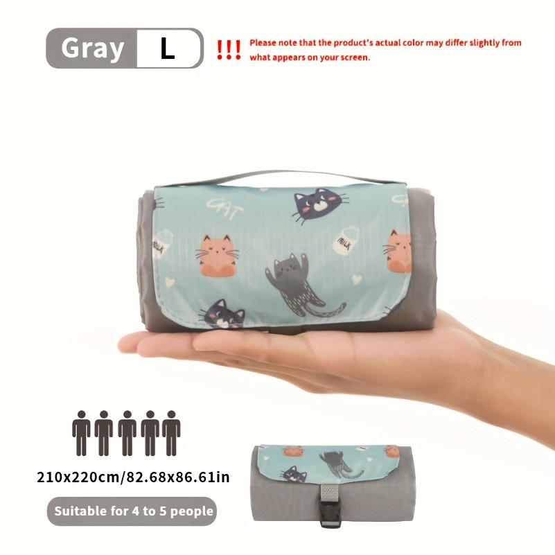Extra Large Foldable Picnic Blanket with Carry Strap Multi-Style Outdoor Portable Picnic Mat Pocket Mini Beach Camping Sandproof Ground Cloth
