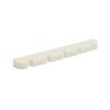Miwayer 4/5/6 String Electric Bass Bone Bridge 2 pcs Nut Flat Bottom Pre-Slotted Made of Real Bone Multiple Saddle