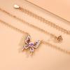 Magic Butterfly Necklace Women's Niche Light Luxury Temperament High-end Design Sense Dream Butterfly Pendant Jewelry