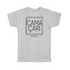 Gift T-Shirt : Camacari Bahia Square Modern Minimalist Font
