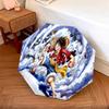 1 PC Automatic Folding Umbrella - Monkey D Luffy Pattern Portable Foldable Design With 8 Ribs Christmas Birthday Gifts