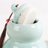 Resist fire dragon vintage gourd ceramic desktop ornaments lotus sealed moisture storage incense powder canisters tea canisters