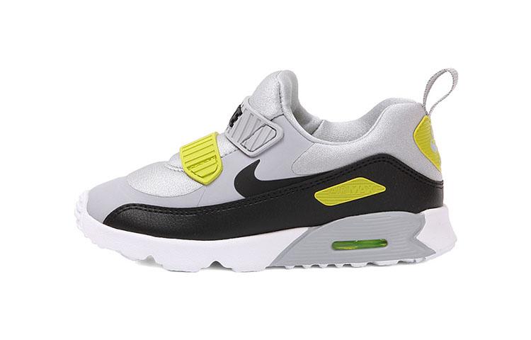 

Nike Air Max Tiny 90 Vintage Low top Running Shoes Gray Yellow Infant And Toddler 881924-004 23.5
