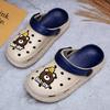 Children's Slippers Boys and Girls Eva Bag Head Cool Slippers Fashion Korean Version Outer Wear Hole Shoes Cartoon Love Parent-child Shoes