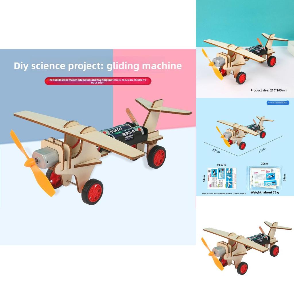 Self Made Wooden Electric Scooter Model Material Set Children Educational Toys For Kids Educational Toys