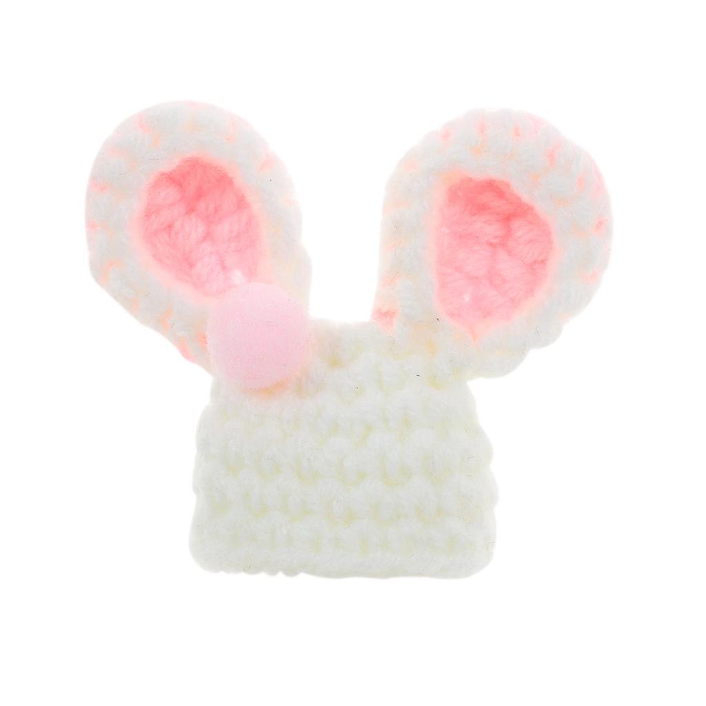with Adjustable Strap Knitted Hats Party Clothes Accessories Handmade Hamster Hats