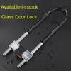 with Dust Cover Long Large Lock Shop Office Security U Shape Glass Door Lock Mortise Lock  for Bike