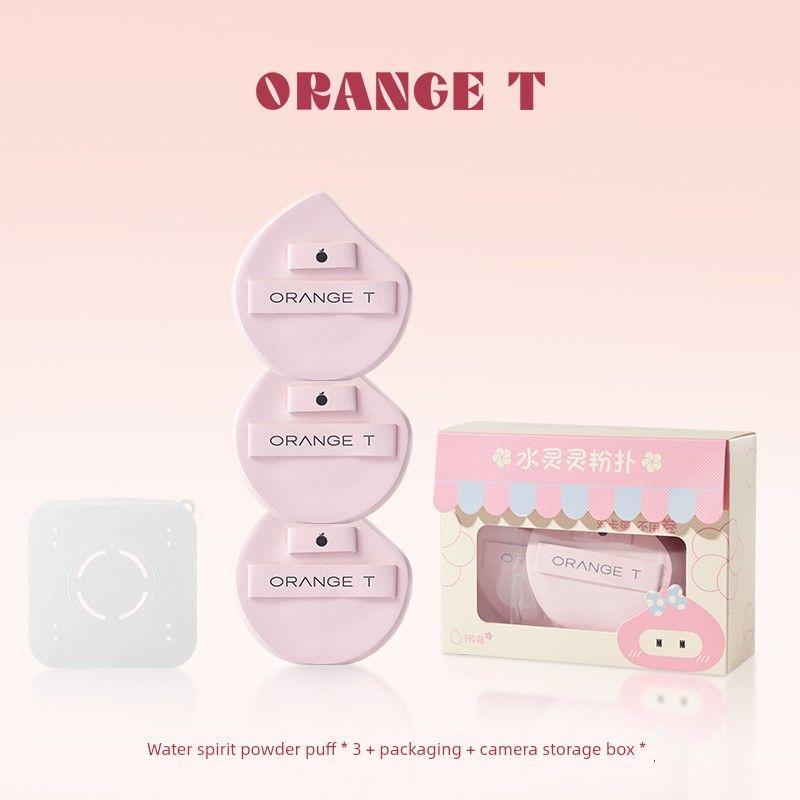 

Powder Puff Liquid Foundation Special Finishing Makeup Sets Wet Use Smear-Proof Makeup Cushion Powder Puff Become Bigger When Exposed to Water [Four in One] Powder Doodle Set