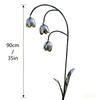 Metal Lily Of The Valley - Garden Decoration, Scrap Metal Art, Weather-Resistant Outdoor Decor, Lily Of The Valley Decorative