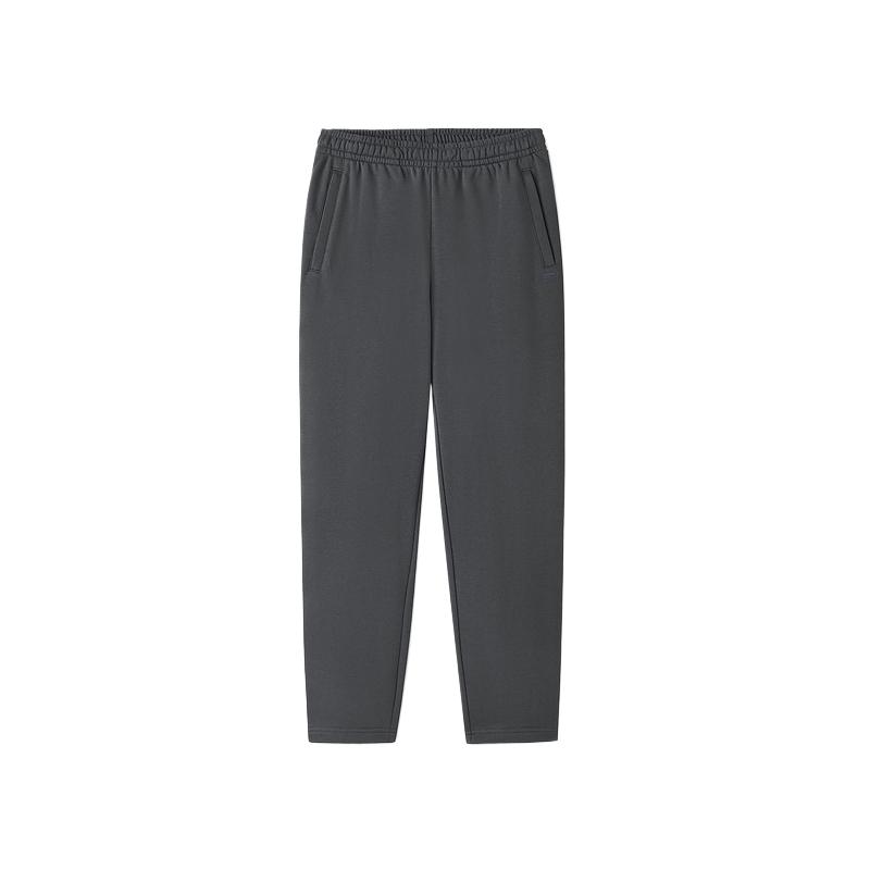 Skechers Solid Color Comfortable Simple Skin-Friendly Knitted Sports Pants Men bottoms L425M092-013P S
