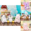 Plush Penguin Bear Rabbit Toy With Short Pile Soft Fabric For Kids And Collectors