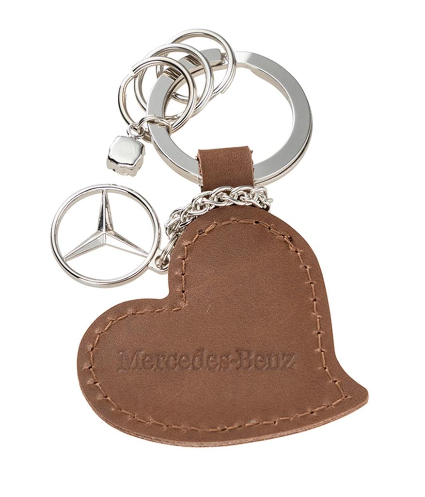 Genuine Heart Key Reused Brown [Mercedes-Benz Collection] Ring, Leather,